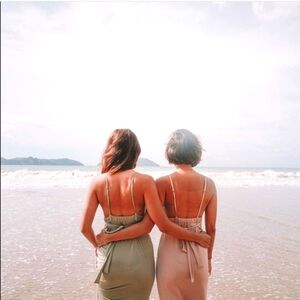 Float Swimwear Jersey Girl Dress in dusty rose, S